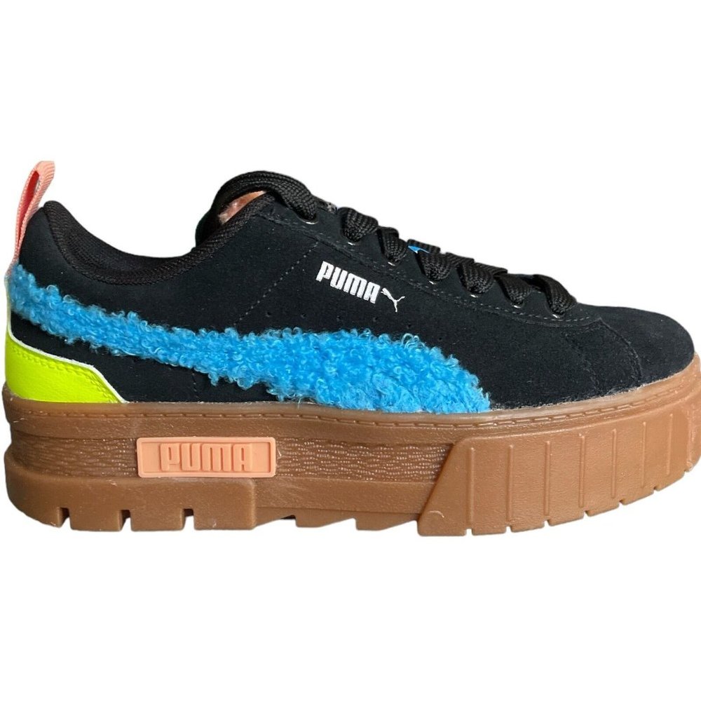 Women’s Sneakers Size 7.5 PUMA Mayze Cuddle In Black - Picture 9 of 12